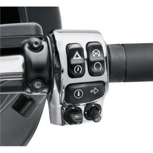 Chrome Switch Housing Kit - Chrome, Fits Touring Models - Image 2