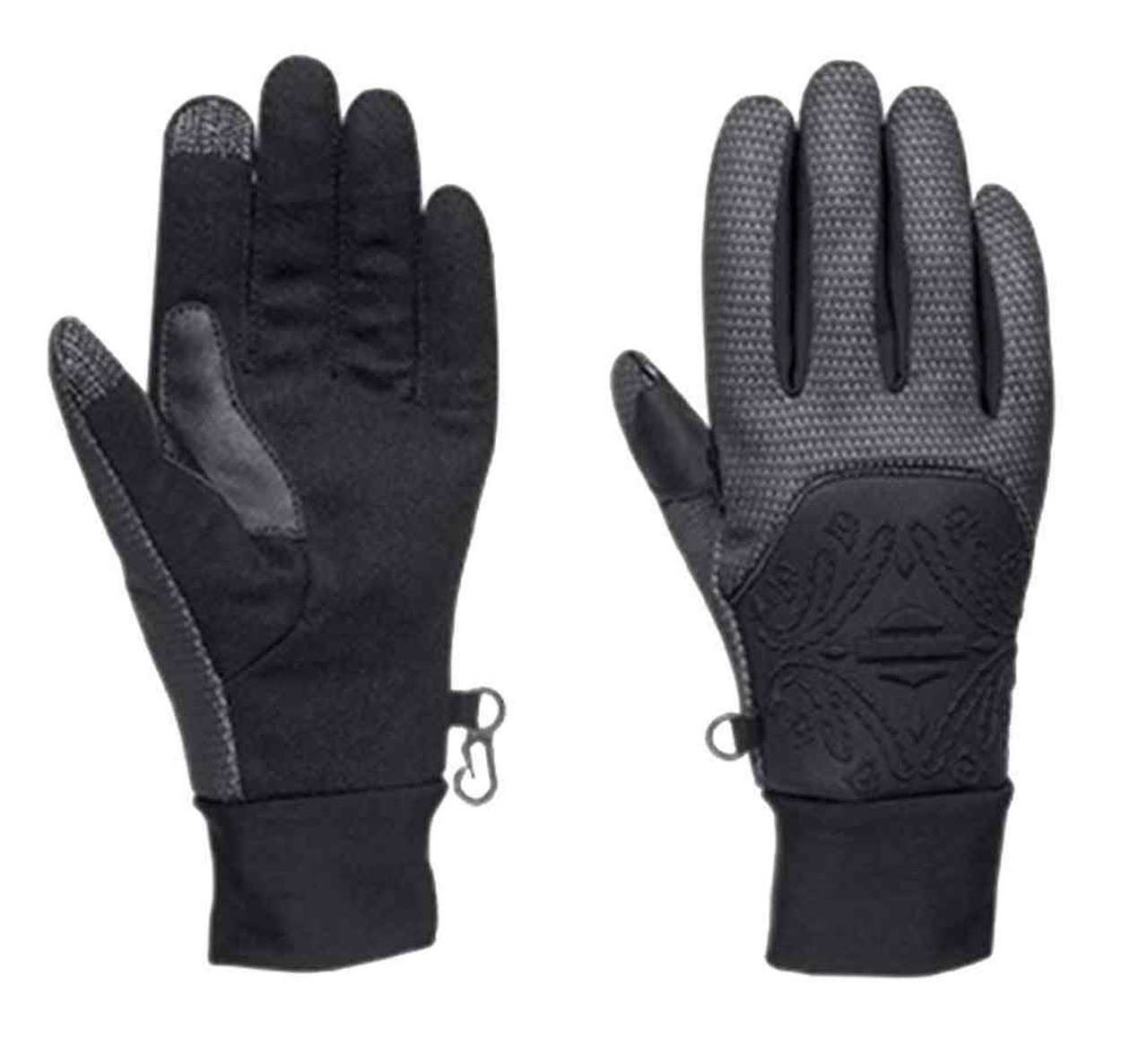 Women's Instigator Waterproof Neoprene Gloves, Black - Harley
