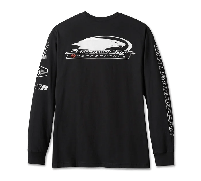 Men's Screamin' Eagle Long Sleeve Tee - Harley-Davidson® Online