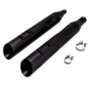 Vance & Hines Widow Slip-Ons, Black