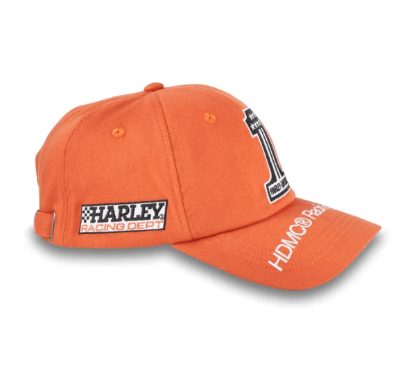 1 Flat Brim Adjustable Cap – Vintage Orange | Harley-Davidson® Online 1 Flat Brim Adjustable Cap – Vintage Orange | Harley-Davidson® Online