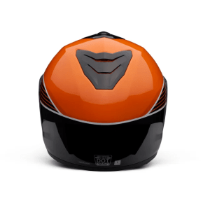 Capstone Sun Shield II H31 Modular Helmet - Black & Orange - Image 3