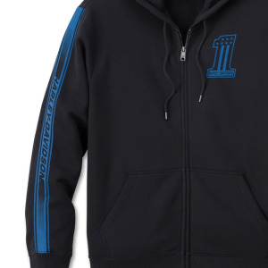 #1 Racer Zip-Up Hoodie - Image 3