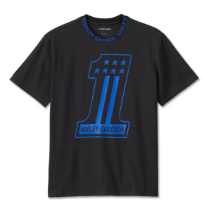 Men's #1 Racing Short Sleeve Tee - Harley Black