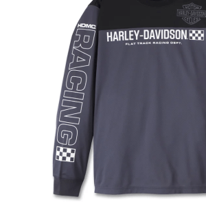 Men's Blue Blazes Long Sleeve Racing Jersey - Colorblocked - Ombre Blue - Image 3