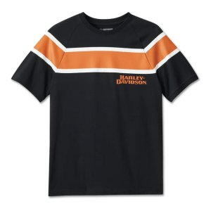 Men's Racing Stripes Tee - Harley Black