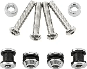 Sissy Bar Detachable Two-Up Luggage Rack Docking Hardware Fit