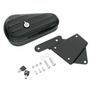 Harley-Davidson® Softail Toolbox - Gloss Black Finish, Left Hand Mount - Image 1