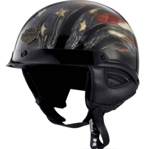 Men's Aura Ultra-Light J02 Half Helmet, Gloss Black - Image 1