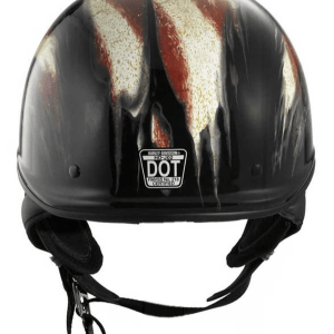 Men's Aura Ultra-Light J02 Half Helmet, Gloss Black - Image 3