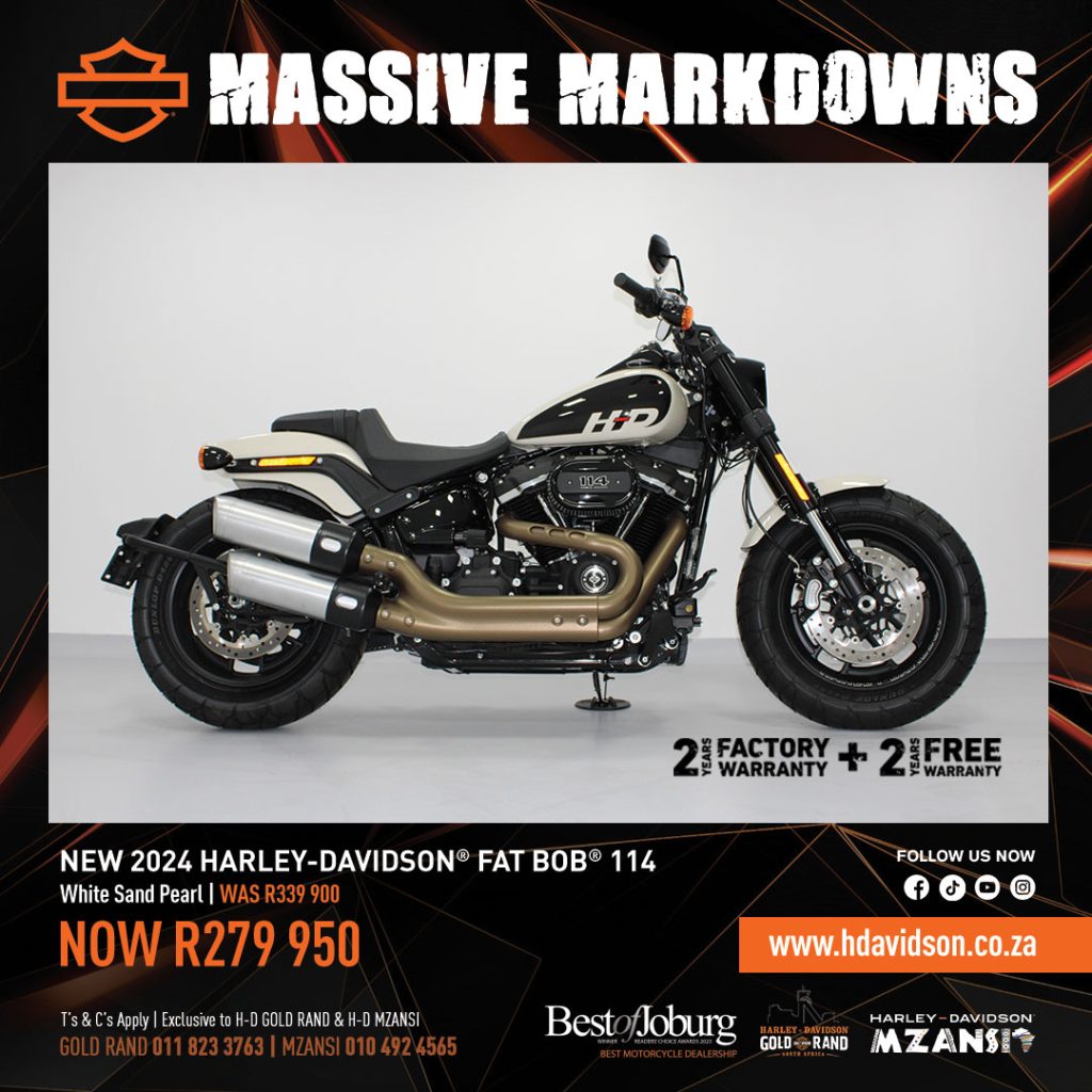 2024 Harley-Davidson® Fat Bob® 114 White Sand Pearl