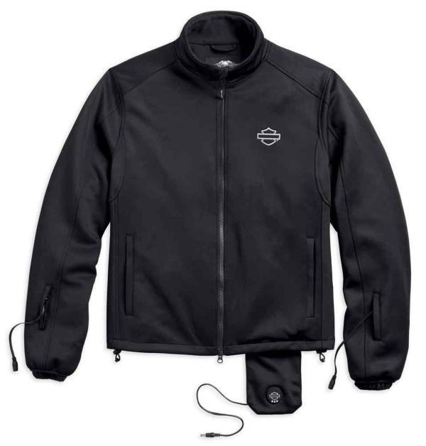 Men's Heated BTC 12V Full-Zip Jacket Liner, Black | Harley
