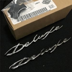 Front Fender Emblem Medallion Nameplate Script - Image 1