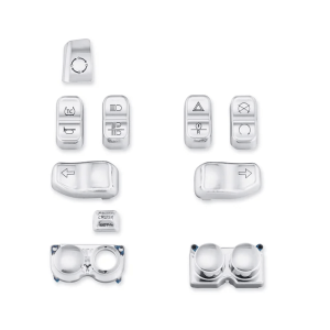 Chrome Switch Cap Kit