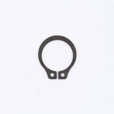 Minimal black circular ring icon with a small notch at the bottom, resembling a stylized buckle or badge.