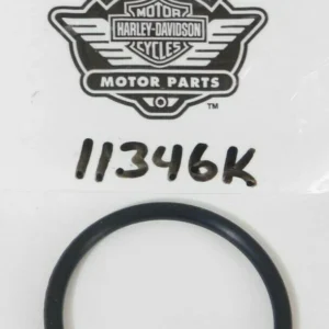 Harley-Davidson Genuine Motor Parts label with a black rubber O-ring below the logo.