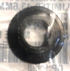 Small black rubber O-ring sealed in a clear plastic bag with a barcode on the label.