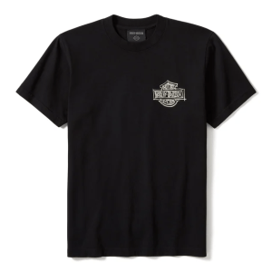 In the Wind Rider Sketch Art Short Sleeve Tee - True Black