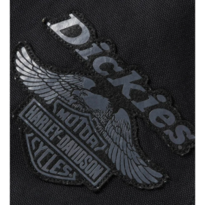 Dickies Woven Quilted Vest - Black - Image 4