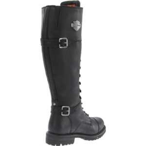 Women's Beechwood 15" Motorcycle Boots Black - Image 3
