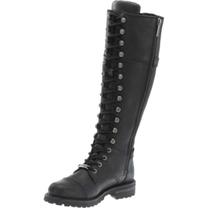 Women's Beechwood 15" Motorcycle Boots Black - Image 4