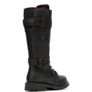 Women's Belhaven 14-In Black Waterproof Motorcycle Boots - Image 4