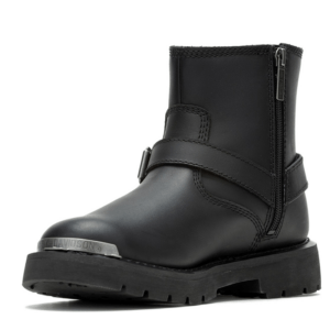 Women's Devi 5.5-Inch Black Motorcycle Boots - Image 3