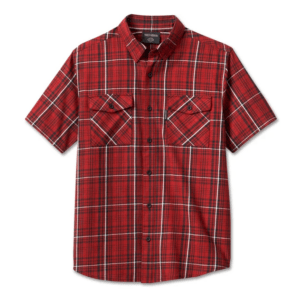 Men's Genuine Shirt - Red Plaid