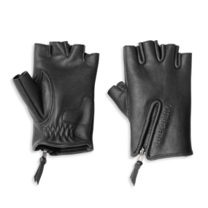 Women's Edge Cut Fingerless Leather Glove