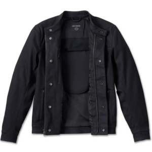 Men's Chisel Denim Trucker Riding Jacket - Image 3