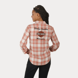 Women's Classic Bar & Shield Plaid Shirt - Image 3