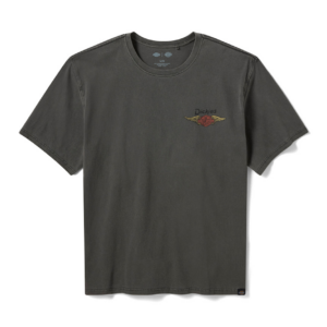 Dark gray short-sleeve T-shirt with a small Dickies logo on the left chest.