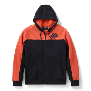 Men's H-D Essential Color Blocked Full Zip Hoodie