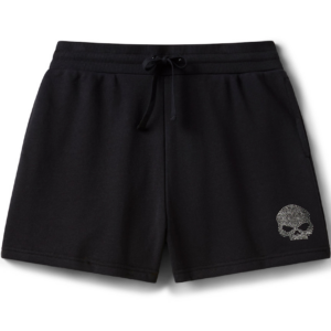 Women's Willie G Skull Bling Shorts - Harley Black