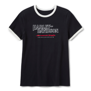 Women's Screamin' Eagle®Drop H Ringer Tee