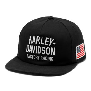 Factory Racing Twill Baseball Cap - Harley Black