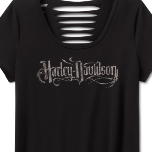 Bling Short Sleeve Rip & Repair Tunic - Sabotage - Image 4