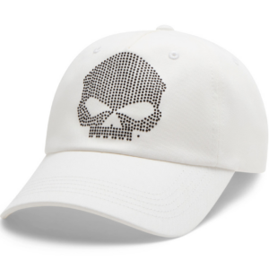 Women's Willie G™ Bling Skull Ballcap - Cloud Dancer