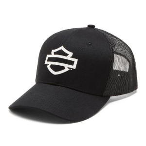 Men's Logo Colorblock Adjustable Trucker Cap - Harley Black
