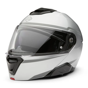H-D Capstone Sun Shield III H35 Modular Helmet - Matte - Metallic Silver