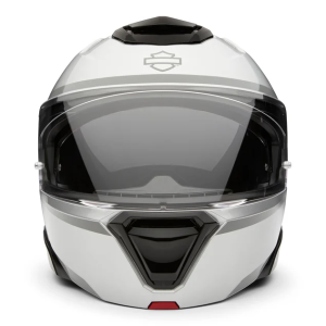 H-D Capstone Sun Shield III H35 Modular Helmet - Matte - Metallic Silver - Image 4