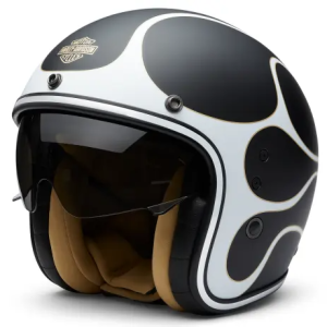 Harley-Davidson Jet Helmet Flames X14 matte black