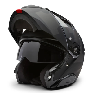 H-D Capstone Sun Shield III H35 Modular Helmet - Matte - Harley Black - Image 3