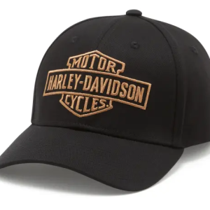 Stretch Fit Woven Hat -Black