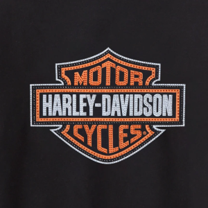 Women's Essential Bling Pullover Hoodie - Harley Black - Image 4