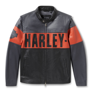 Men's Essential Convertible Leather Jacket