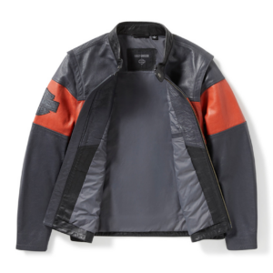 Men's Essential Convertible Leather Jacket - Image 5