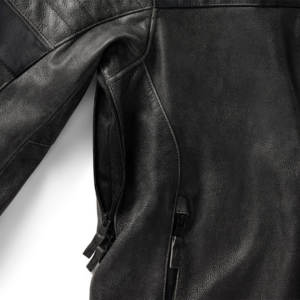 Men's H-D Passing Link III Leather Jacket - Image 3