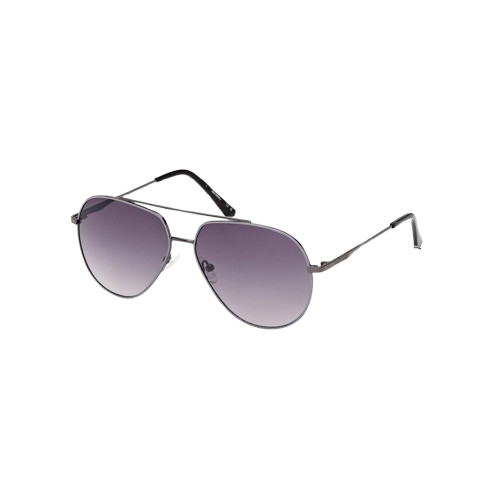 Hm00016-08c-removebg-preview | Harley-davidson® Online Metal aviator sunglasses with gradient purple lenses and double-bridge frame, angled to show temples.