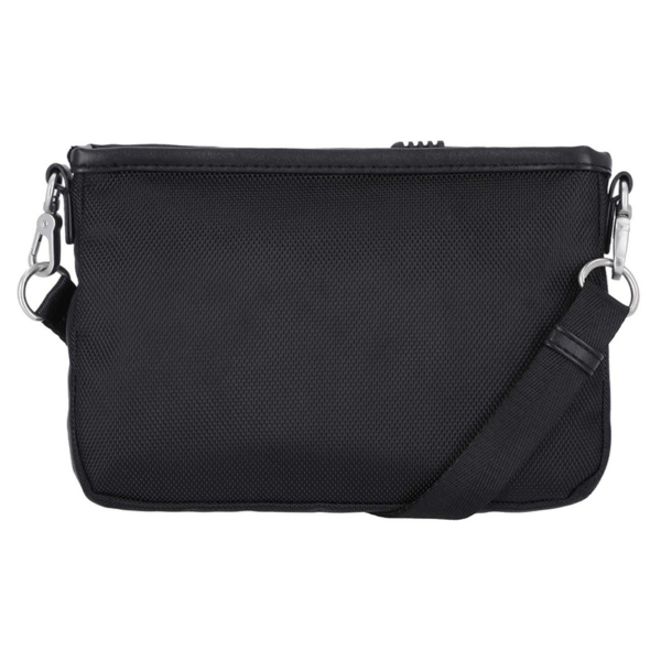 Mhw114108d | Harley-davidson® Online Black crossbody bag with an adjustable strap and zippered top for everyday carry